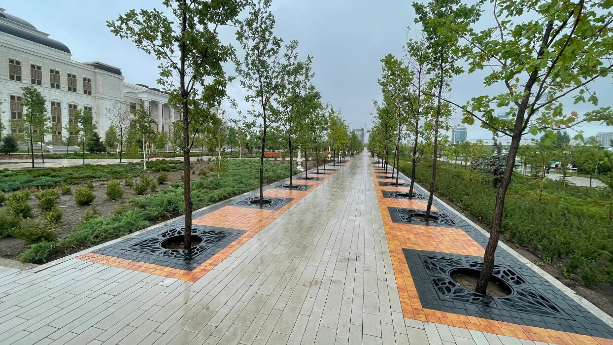 Приствольная решетка для дерева ZKING CRUST 1.2х1.2м Черная в Усть-Катаве фото