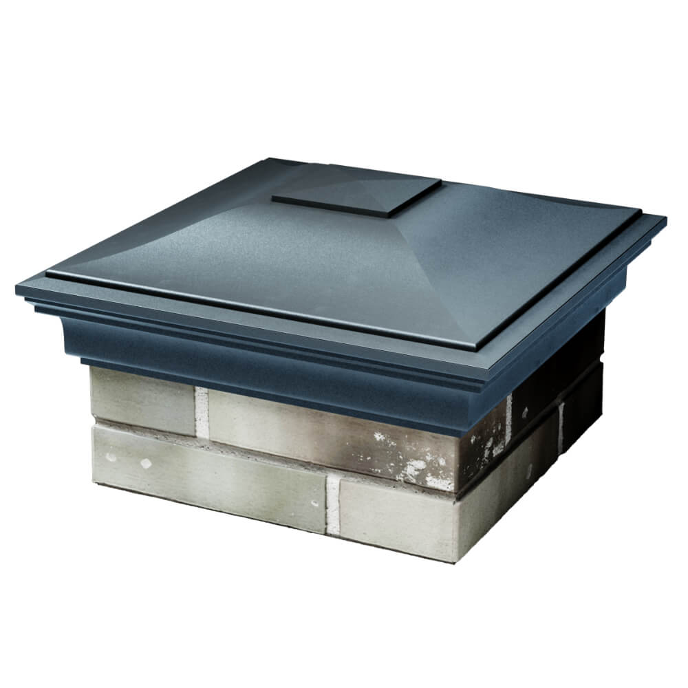 Колпак Zking Монблан Серый на столб 1.5х1.5 кирпича (385х385мм) в Усть-Катаве фото