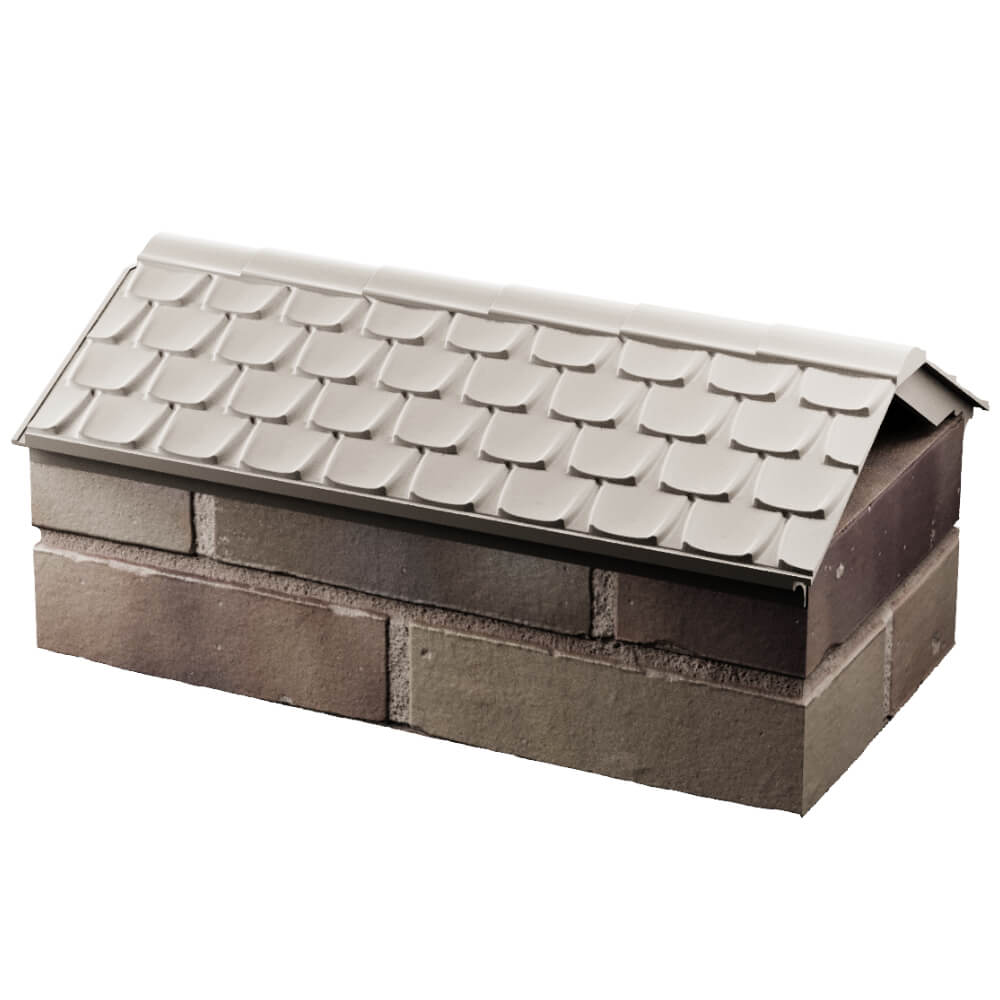 Парапет Zking Эльбрус Бежевый с посадкой на 1 кирпич (255мм) в Усть-Катаве фото