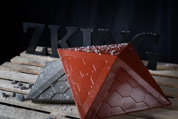 Колпак Zking Эверест Красный на столб 1.5х1.5 кирпича (390х390мм) в Усть-Катаве фото