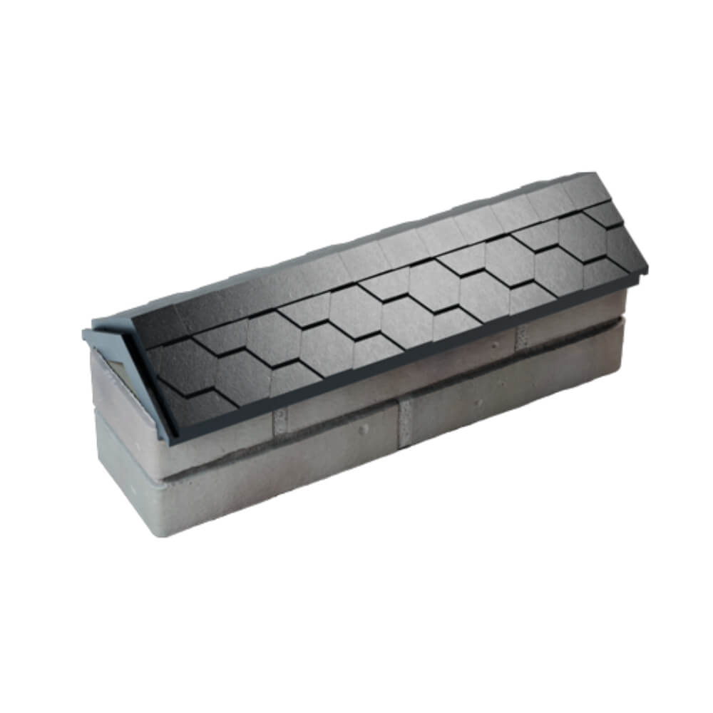 Парапет Zking Эверест Черный с посадкой на 0.5 кирпича (130мм) в Усть-Катаве фото