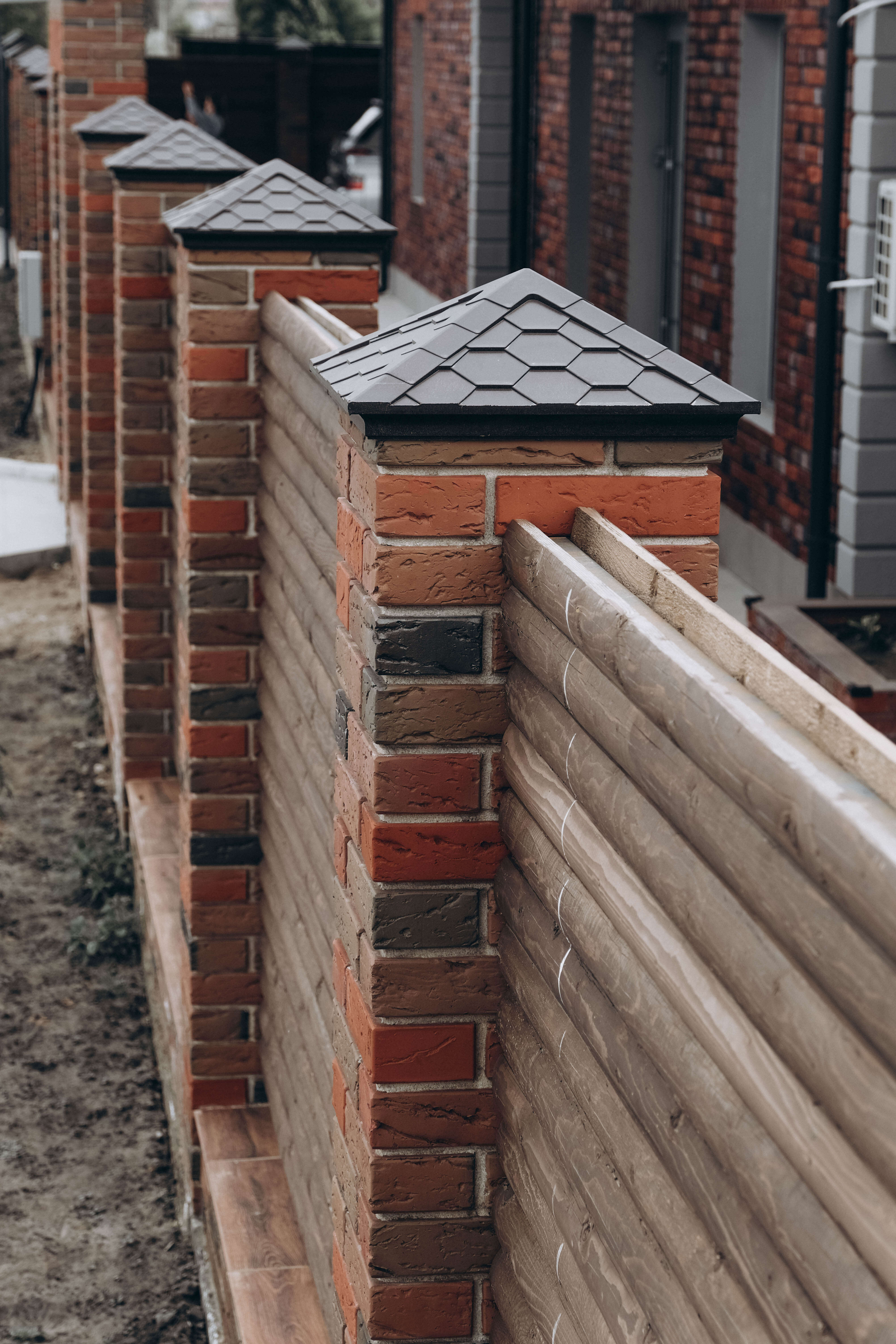 Колпак Zking Эверест Коричневый на столб 1.5х1.5 кирпича (390х390мм) в Усть-Катаве фото