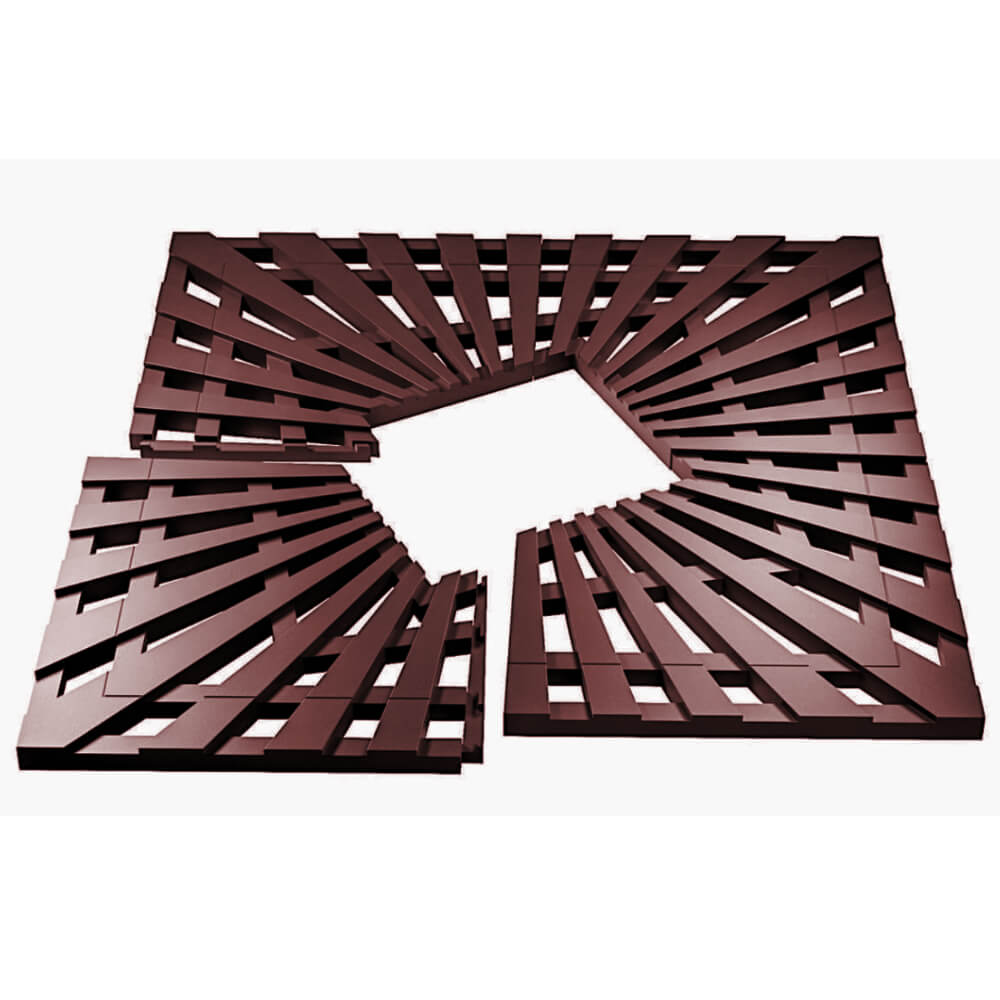 Приствольная решетка для дерева ZKING ATMOSPHERE 1.2х1.2м Коричневая в Усть-Катаве фото