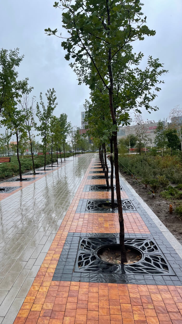 Приствольная решетка для дерева ZKING CRUST 1.2х1.2м Черная в Усть-Катаве фото