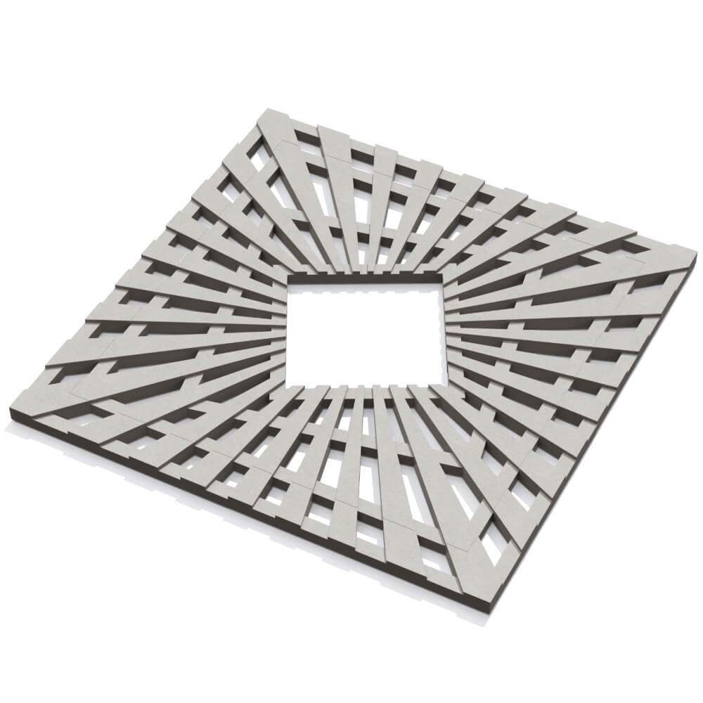 Приствольная решетка для дерева ZKING ATMOSPHERE 1.2х1.2м Бежевая в Усть-Катаве фото