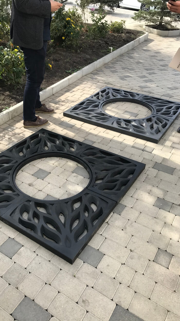 Приствольная решетка для дерева ZKING CRUST 1.2х1.2м Черная в Усть-Катаве фото