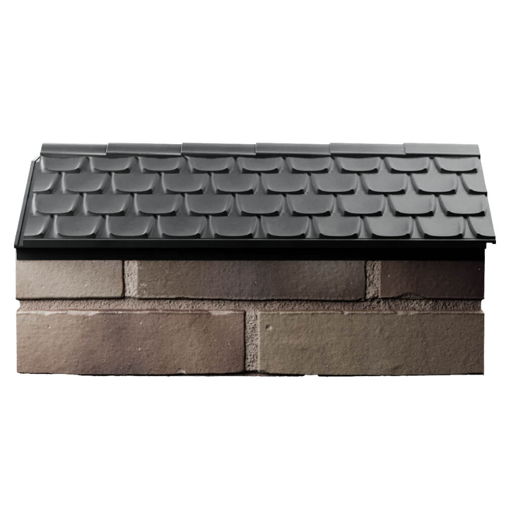 Парапет Zking Эльбрус Серый с посадкой на 1 кирпич (255мм) в Усть-Катаве фото