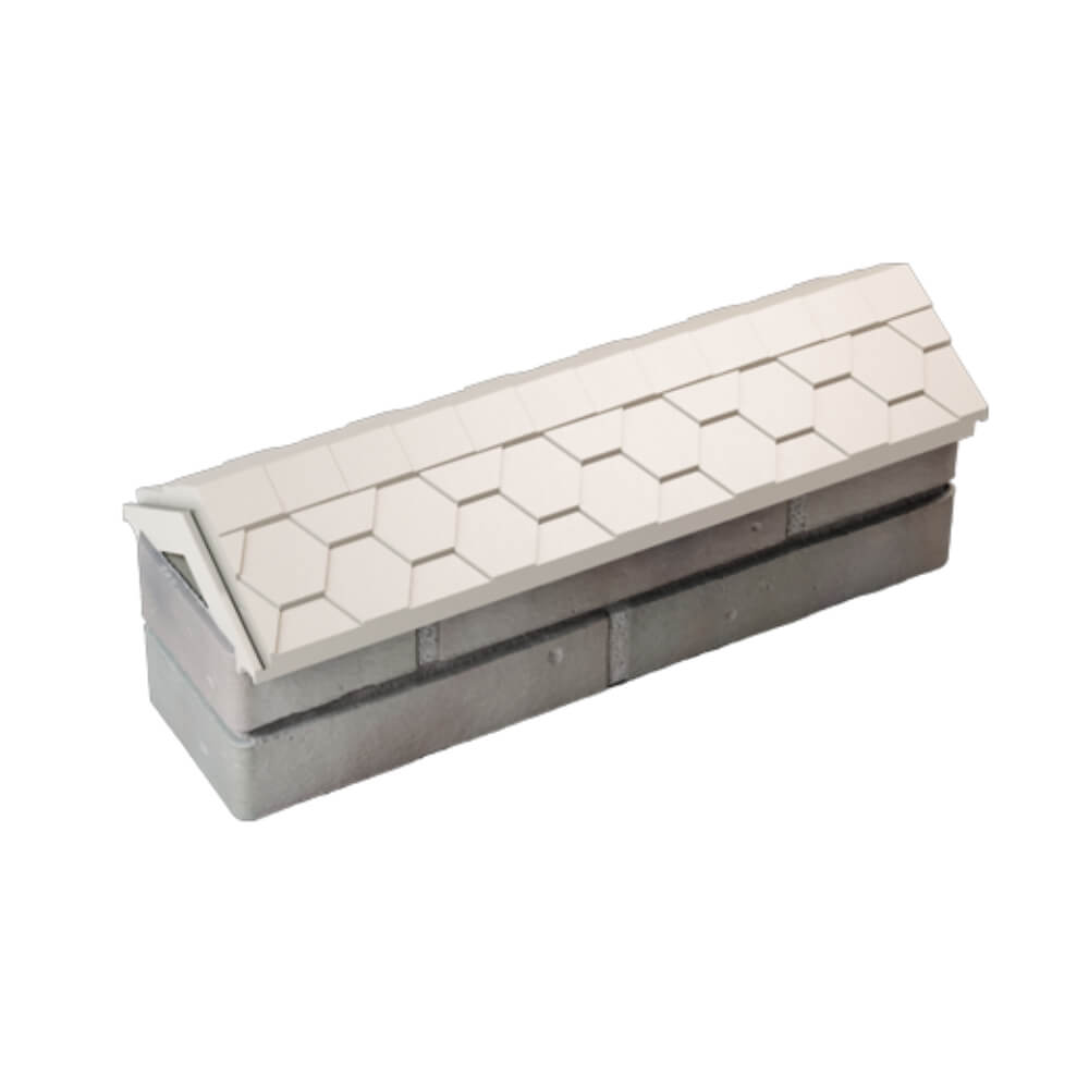 Парапет Zking Эверест Бежевый с посадкой на 0.5 кирпича (130мм) в Усть-Катаве фото