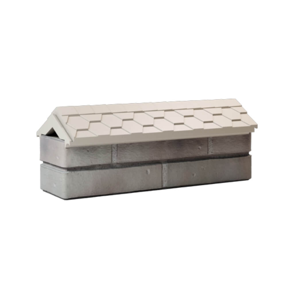 Парапет Zking Эверест Бежевый с посадкой на 0.5 кирпича (130мм) Усть-Катав фото