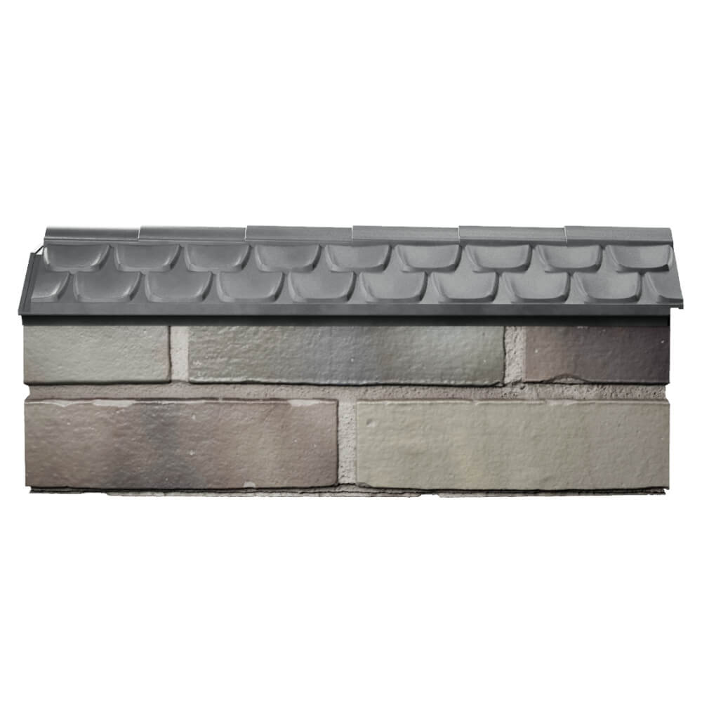 Парапет Zking Эльбрус Серый с посадкой на 0.5 кирпича (130мм) в Усть-Катаве фото