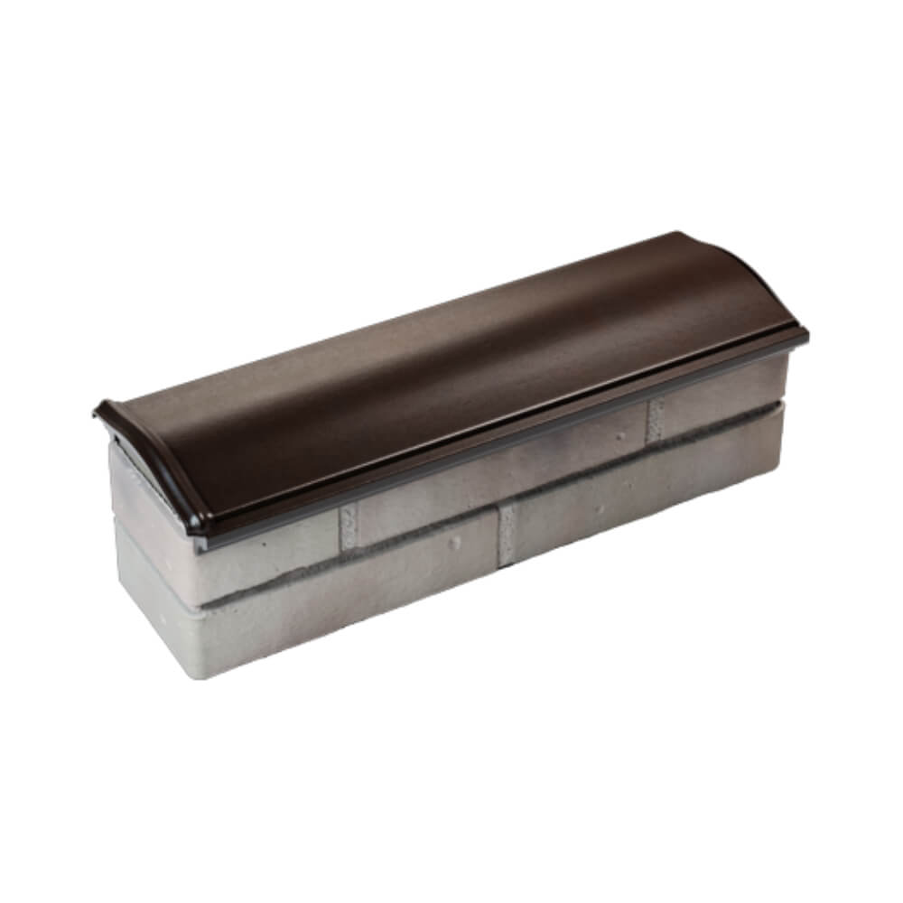 Парапет Zking Монблан Коричневый посадка на 0.5 кирпича (130мм) в Усть-Катаве фото