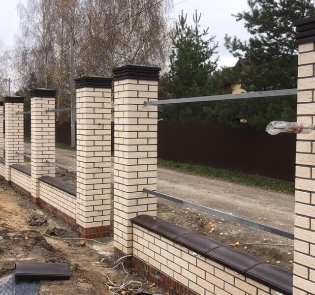 Колпак Zking Бона ХайТек Коричневый на столб 1.5х1.5 кирпича (385х385мм) в Усть-Катаве фото