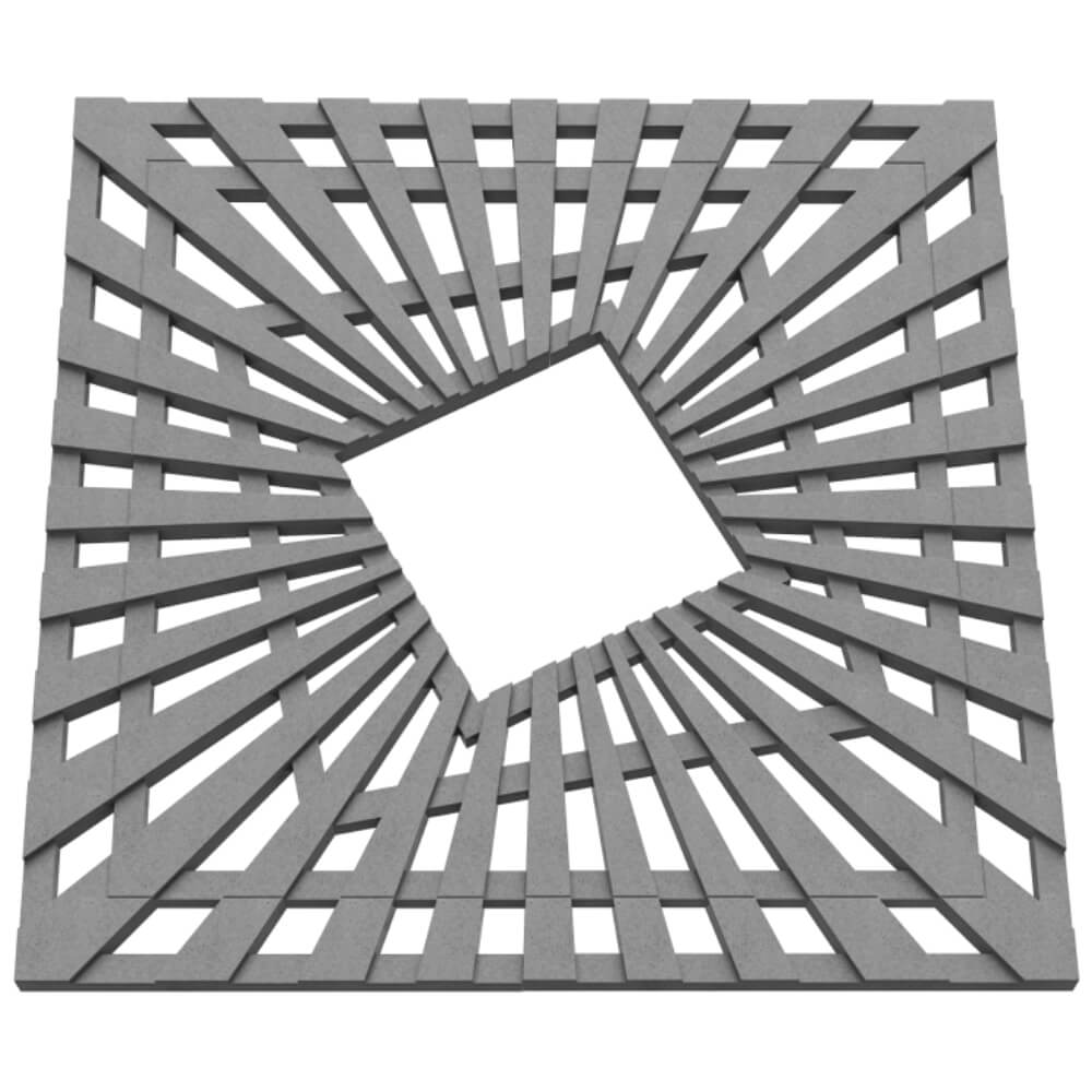 Приствольная решетка для дерева ZKING ATMOSPHERE 1.2х1.2м Серая в Усть-Катаве фото