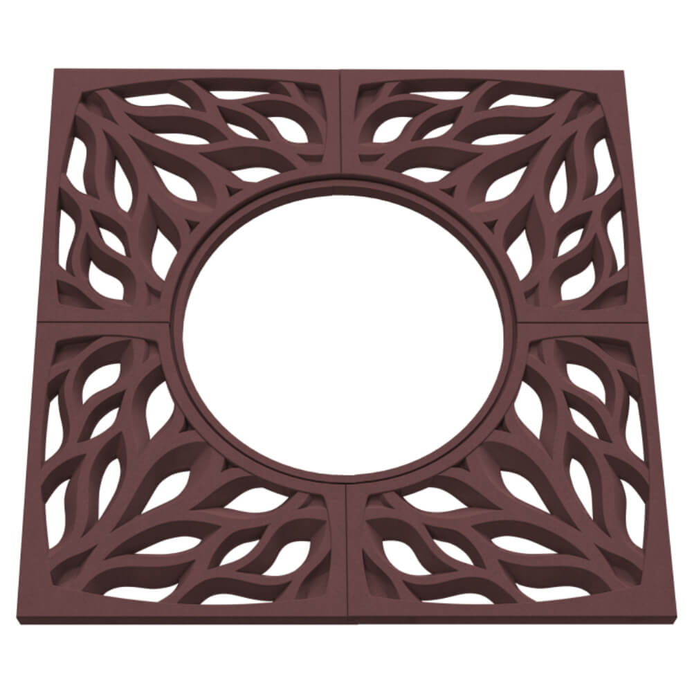 Приствольная решетка для дерева ZKING CRUST 1.2х1.2м Коричневая в Усть-Катаве фото