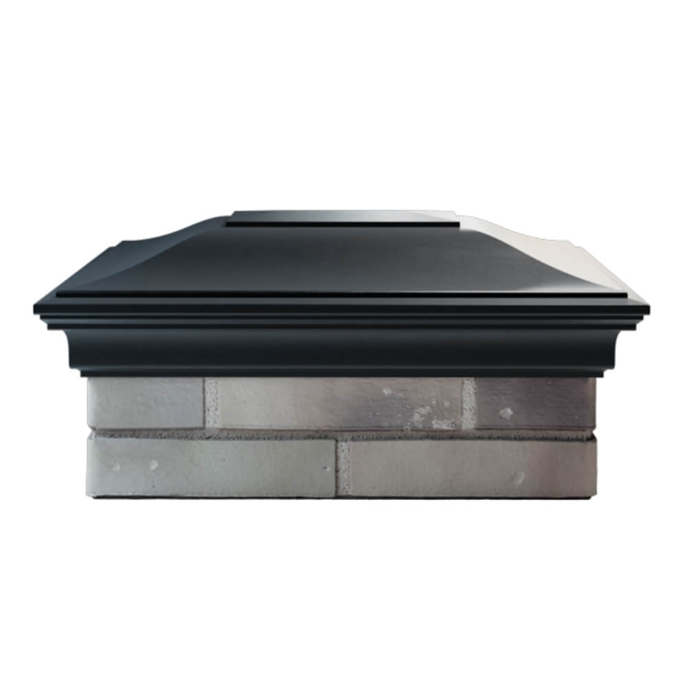 Колпак Zking Монблан Черный на столб 2х1.5 кирпича (515х385мм) в Усть-Катаве фото