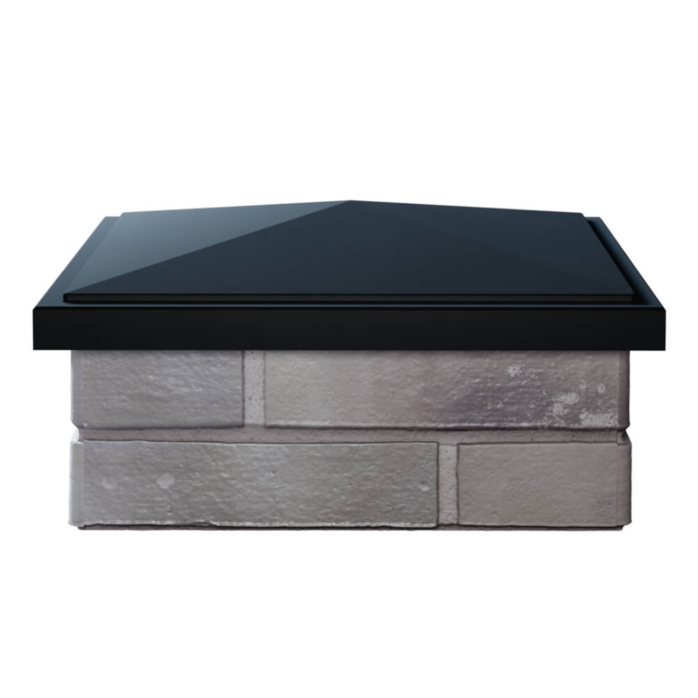 Колпак Zking БонаМоно Черный на столб 1.5х1.5 кирпича (385х385, 400х400мм) Усть-Катав фото