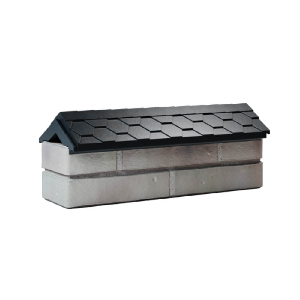 Парапет Zking Эверест Черный с посадкой на 0.5 кирпича (130мм) Усть-Катав фото