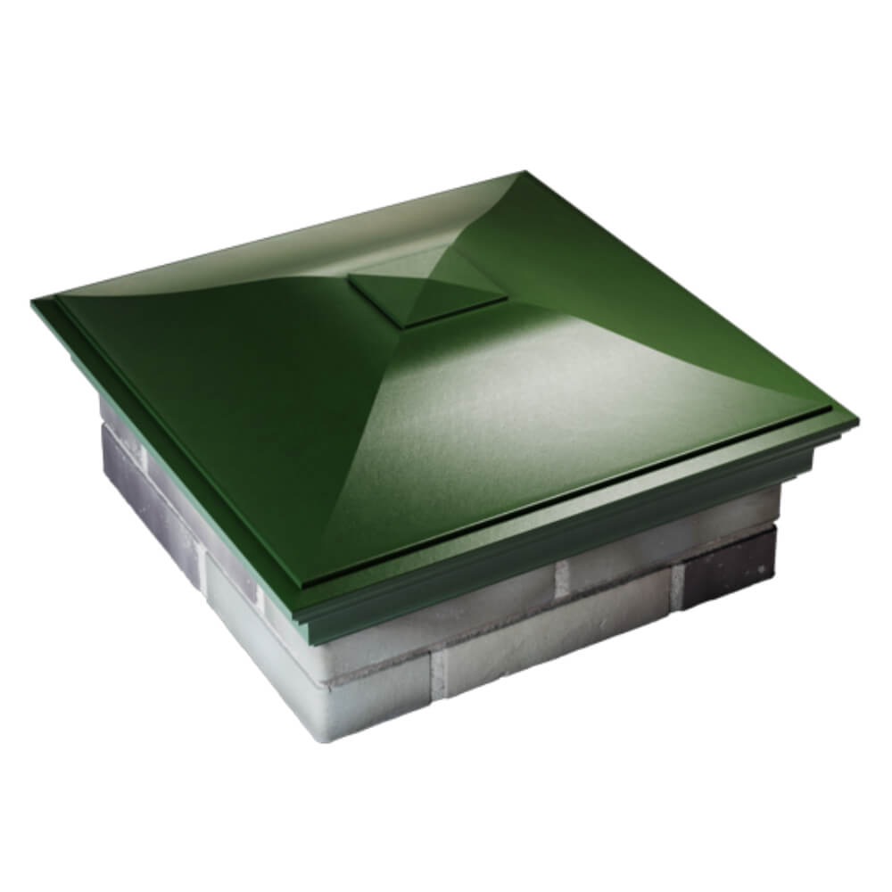 Колпак Zking Монблан Зеленый на столб 2х2 кирпича (515х515мм) Усть-Катав фото