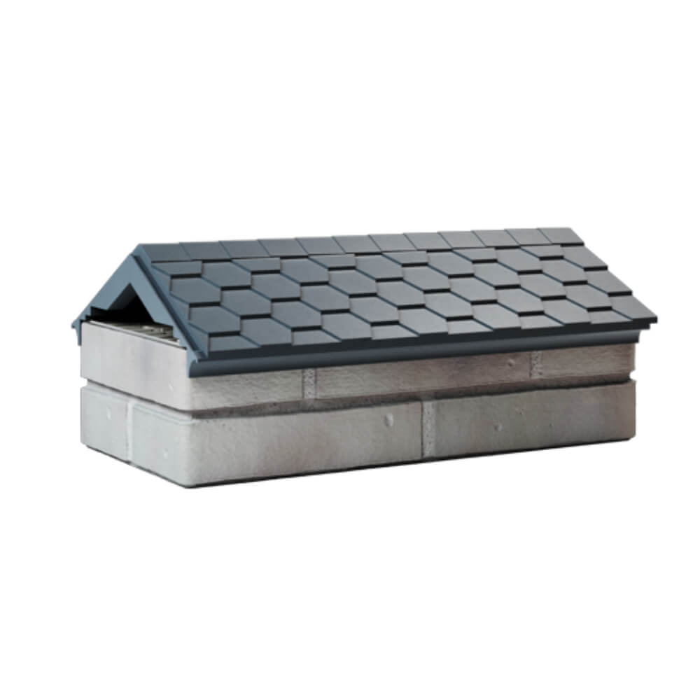 Парапет Zking Эверест Серый с посадкой на 1 кирпич (200/225/255мм) Усть-Катав фото