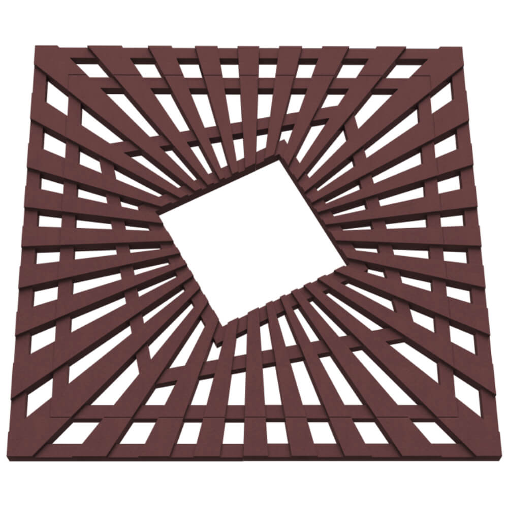 Приствольная решетка для дерева ZKING ATMOSPHERE 1.2х1.2м Коричневая в Усть-Катаве фото