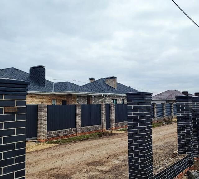 Колпак Zking Бона ХайТек Серый на столб 1.5х1.5 кирпича (385х385мм) в Усть-Катаве фото