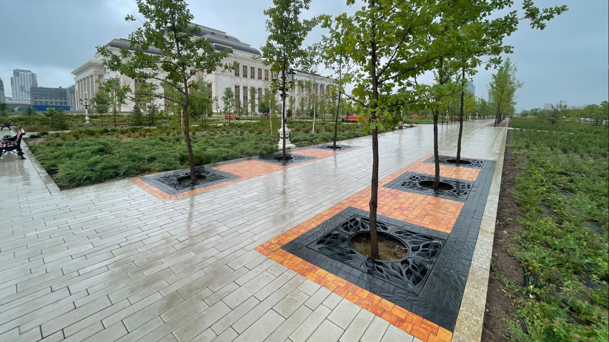 Приствольная решетка для дерева ZKING CRUST 1.2х1.2м Черная в Усть-Катаве фото