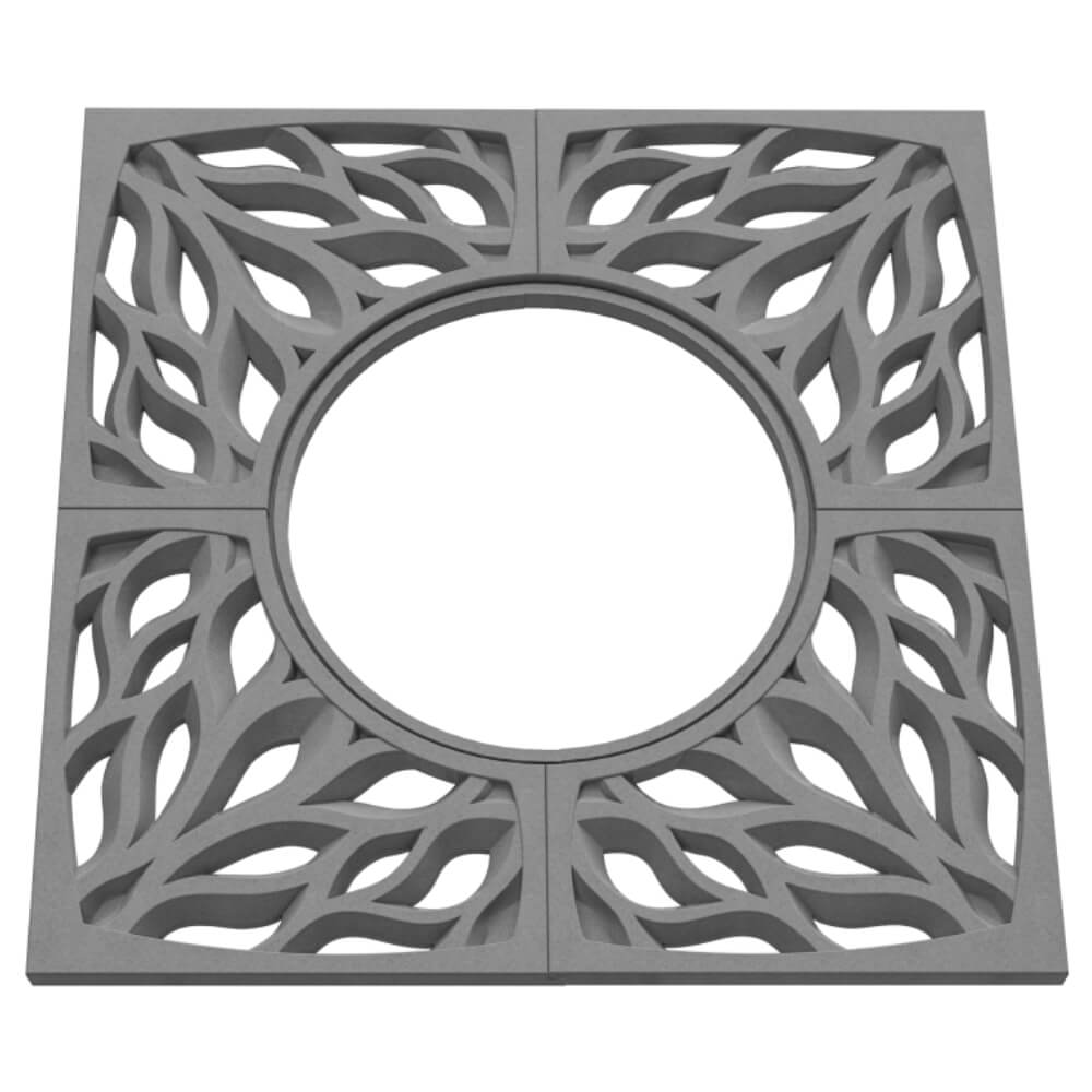 Приствольная решетка для дерева ZKING CRUST 1.2х1.2м Серая в Усть-Катаве фото