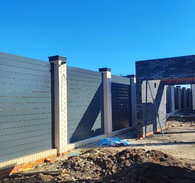 Колпак Zking Бона ХайТек Серый на столб 1.5х1.5 кирпича (385х385мм) в Усть-Катаве фото