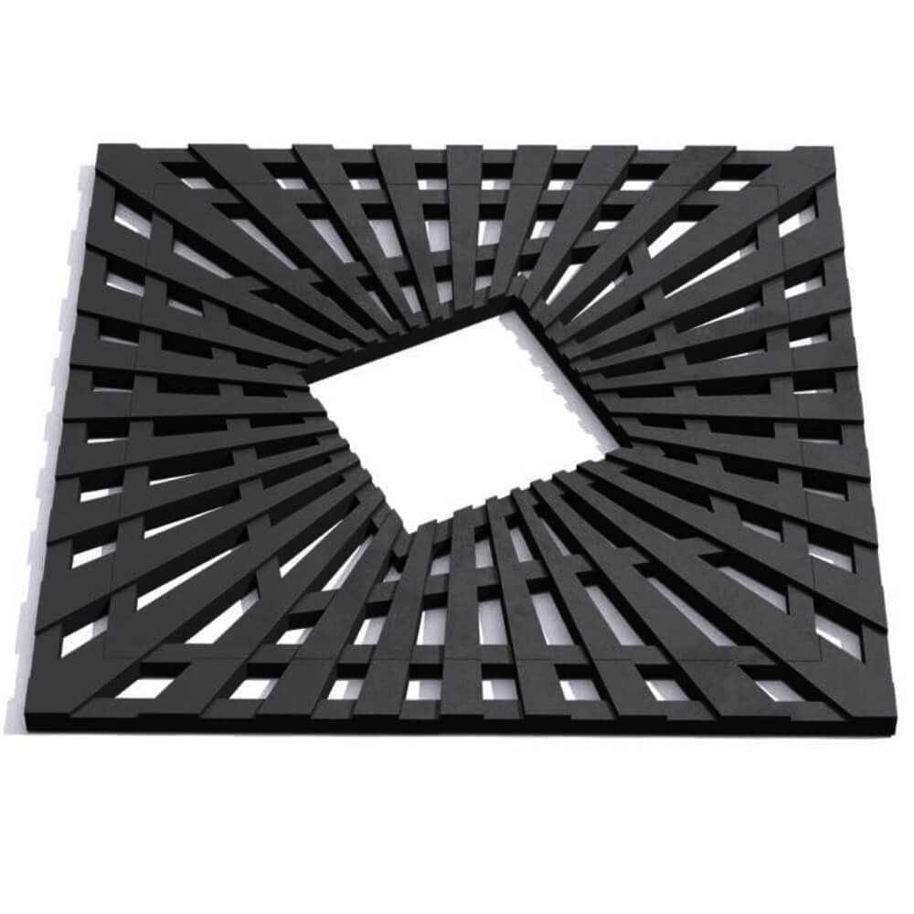 Приствольная решетка для дерева ZKING ATMOSPHERE 1.2х1.2м Черная Усть-Катав фото