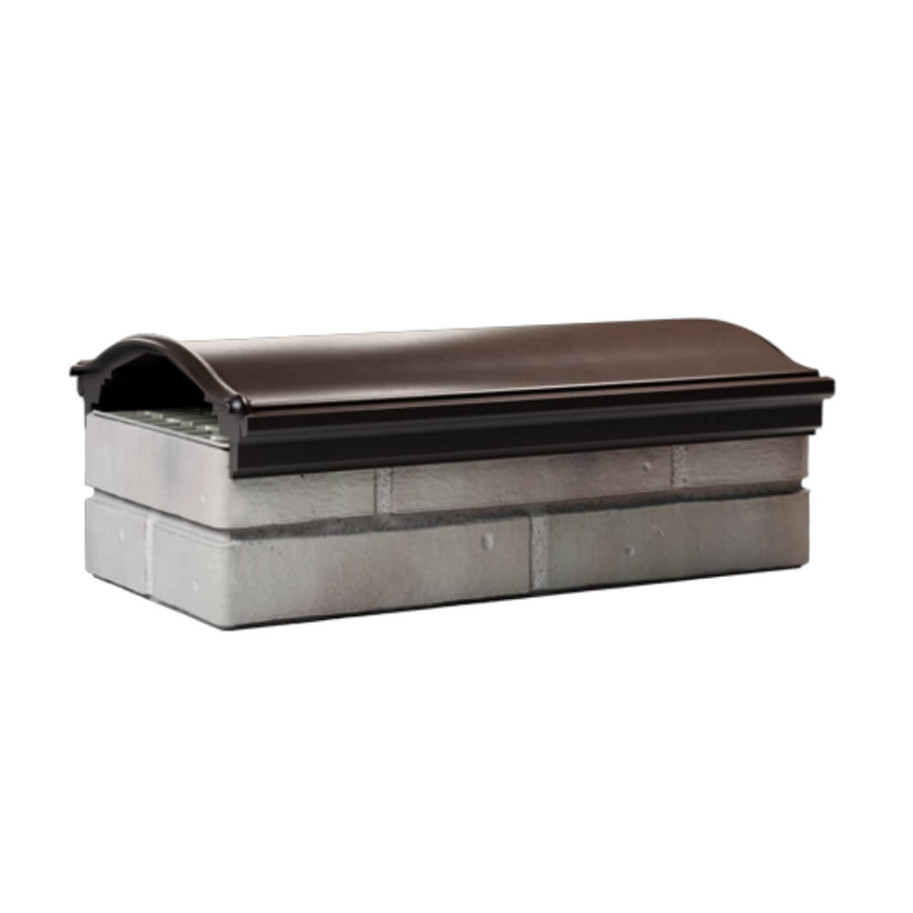 Парапет Zking Монблан Коричневый посадка на 1 кирпич (200/225/255мм) Усть-Катав фото