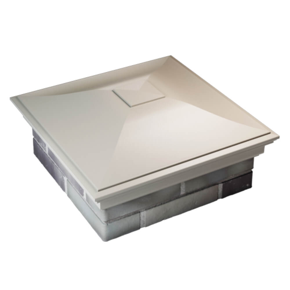 Колпак Zking Монблан Бежевый на столб 2х2 кирпича (515х515мм) Усть-Катав фото