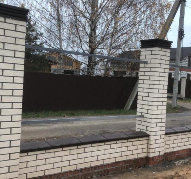 Колпак Zking Бона ХайТек Коричневый на столб 1.5х1.5 кирпича (385х385мм) в Усть-Катаве фото