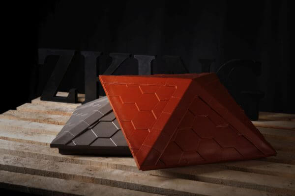 Колпак Zking Эверест Красный на столб 1.5х1.5 кирпича (390х390мм) в Усть-Катаве фото