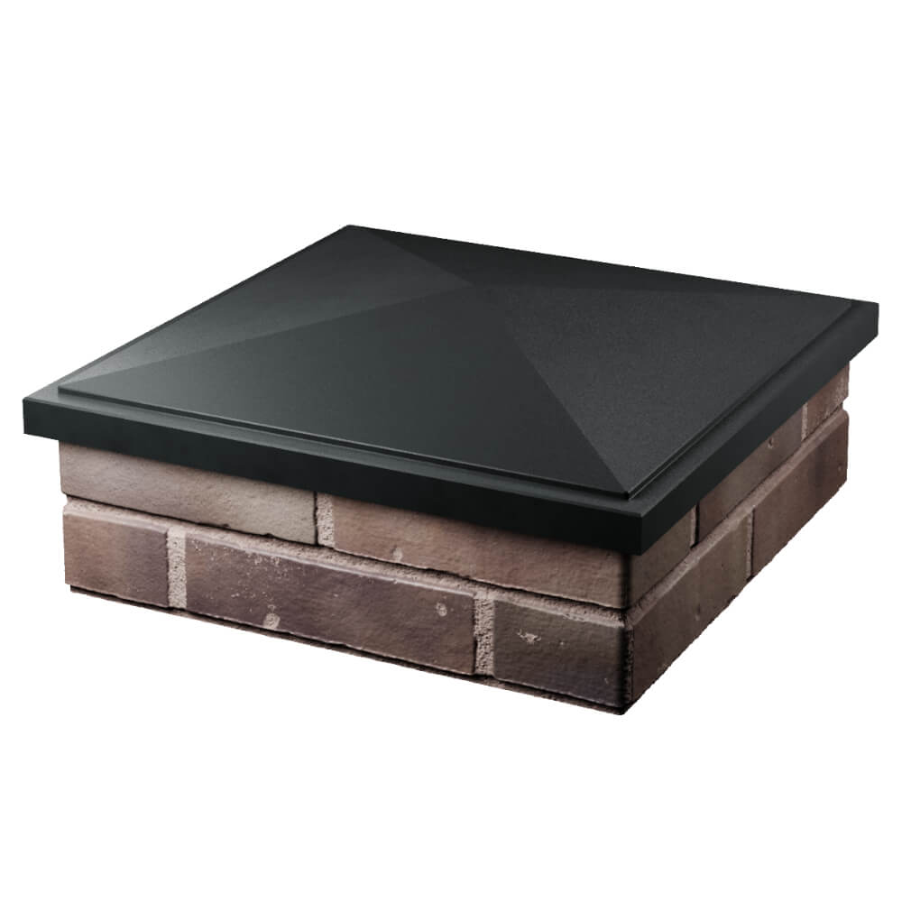 Колпак Zking БонаМоно Черный на столб 2х2 кирпича (515х515, 530х530мм) в Усть-Катаве фото