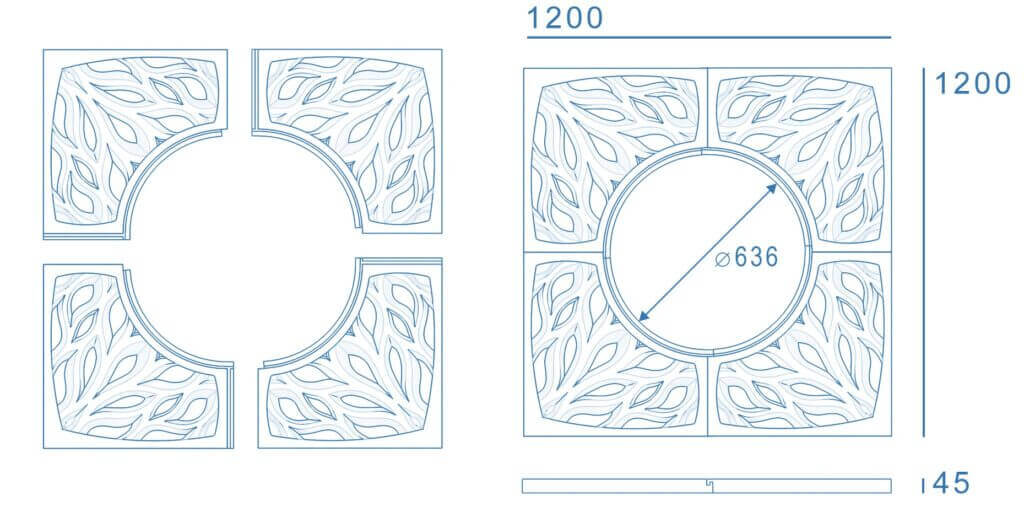 Приствольная решетка для дерева ZKING CRUST 1.2х1.2м Черная в Усть-Катаве фото