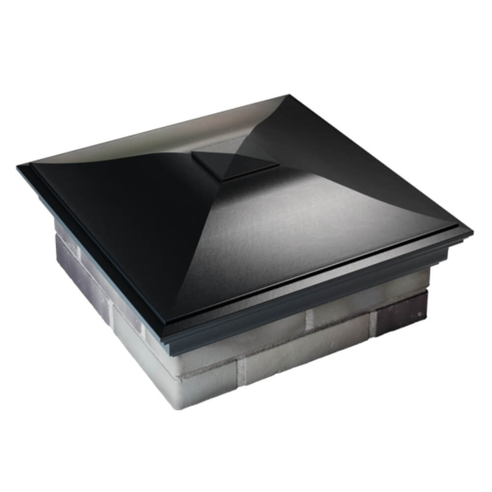 Колпак Zking Монблан Черный на столб 2х2 кирпича (515х515мм) Усть-Катав фото