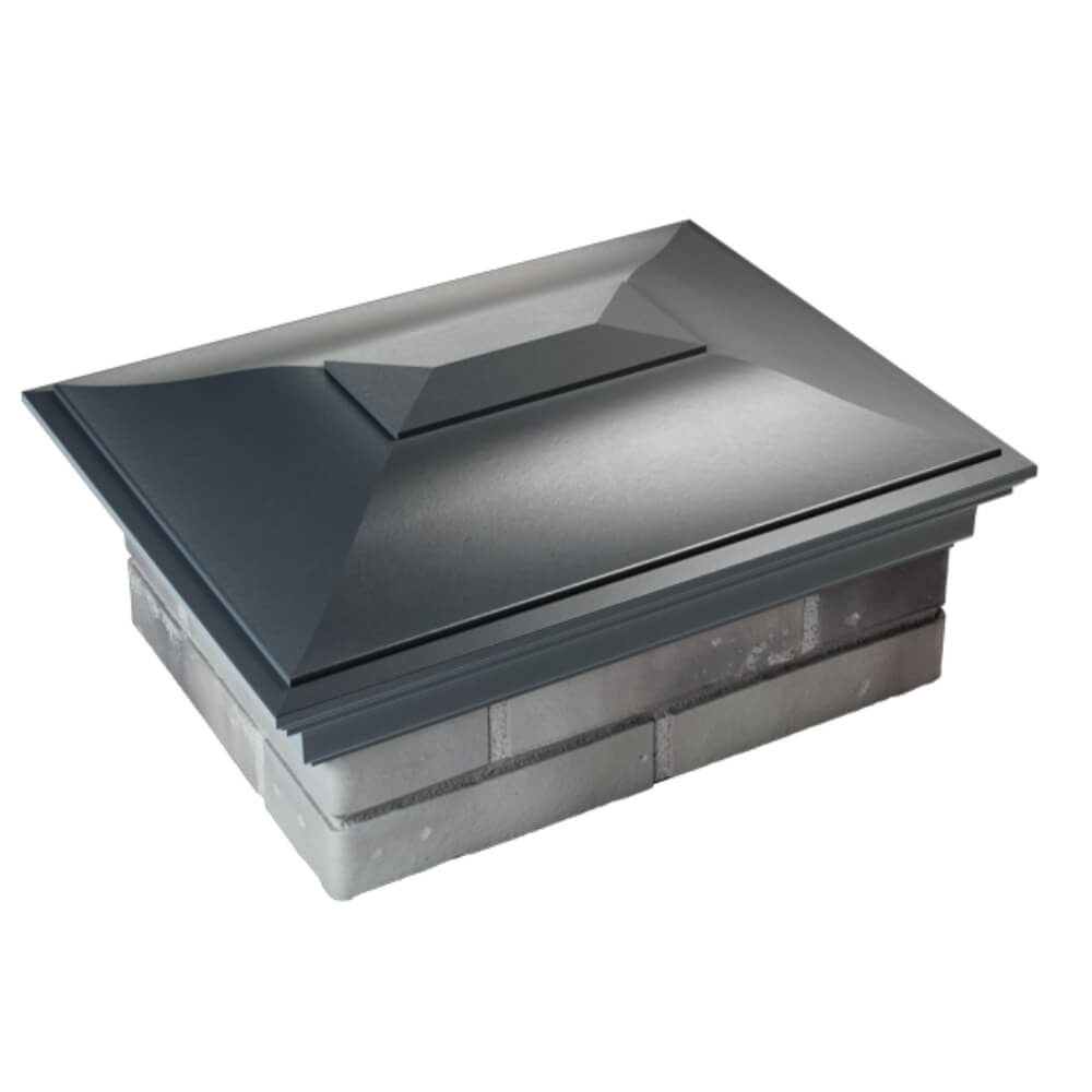 Колпак Zking Монблан Серый на столб 2х1.5 кирпича (515х385мм) Усть-Катав фото