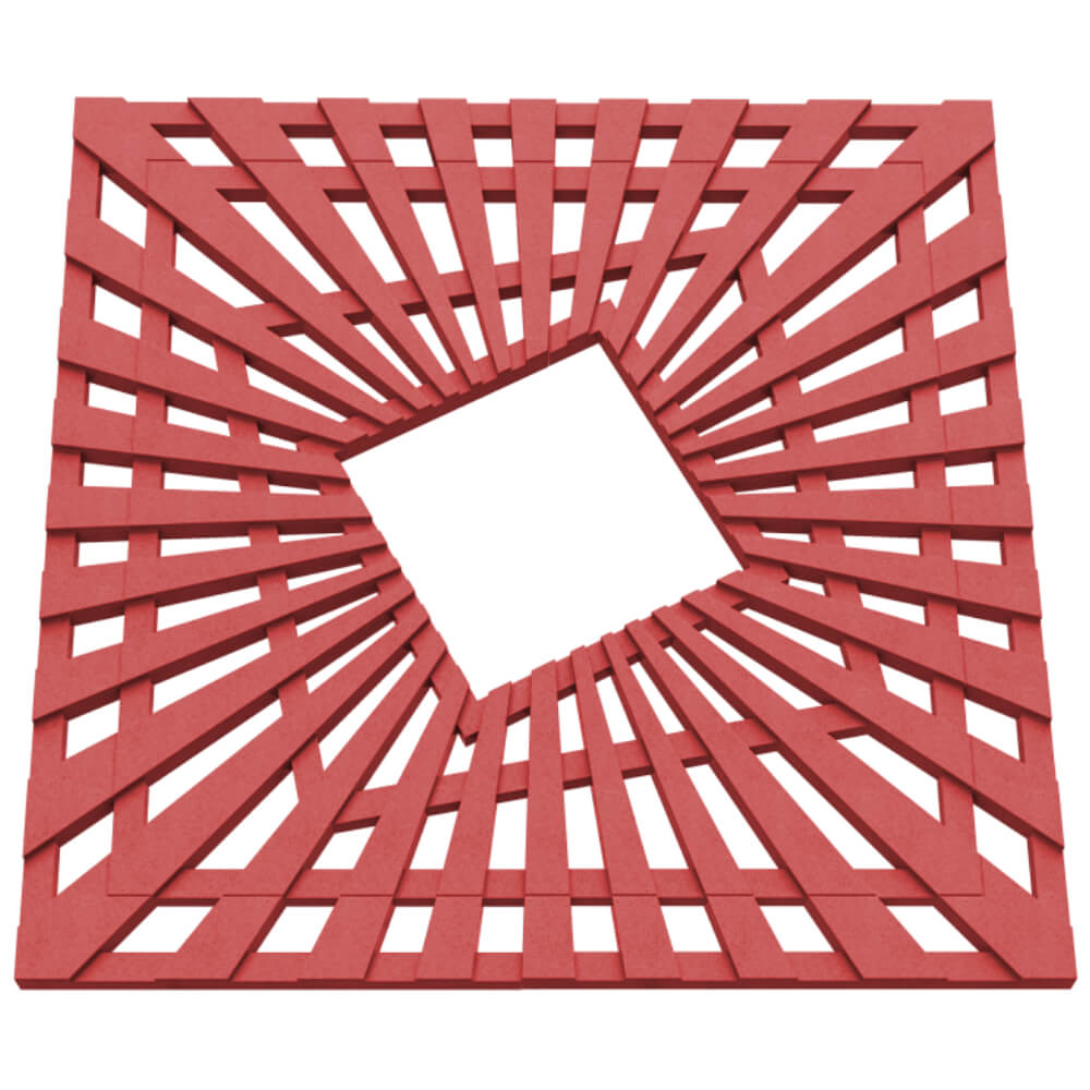 Приствольная решетка для дерева ZKING ATMOSPHERE 1.2х1.2м Красная в Усть-Катаве фото