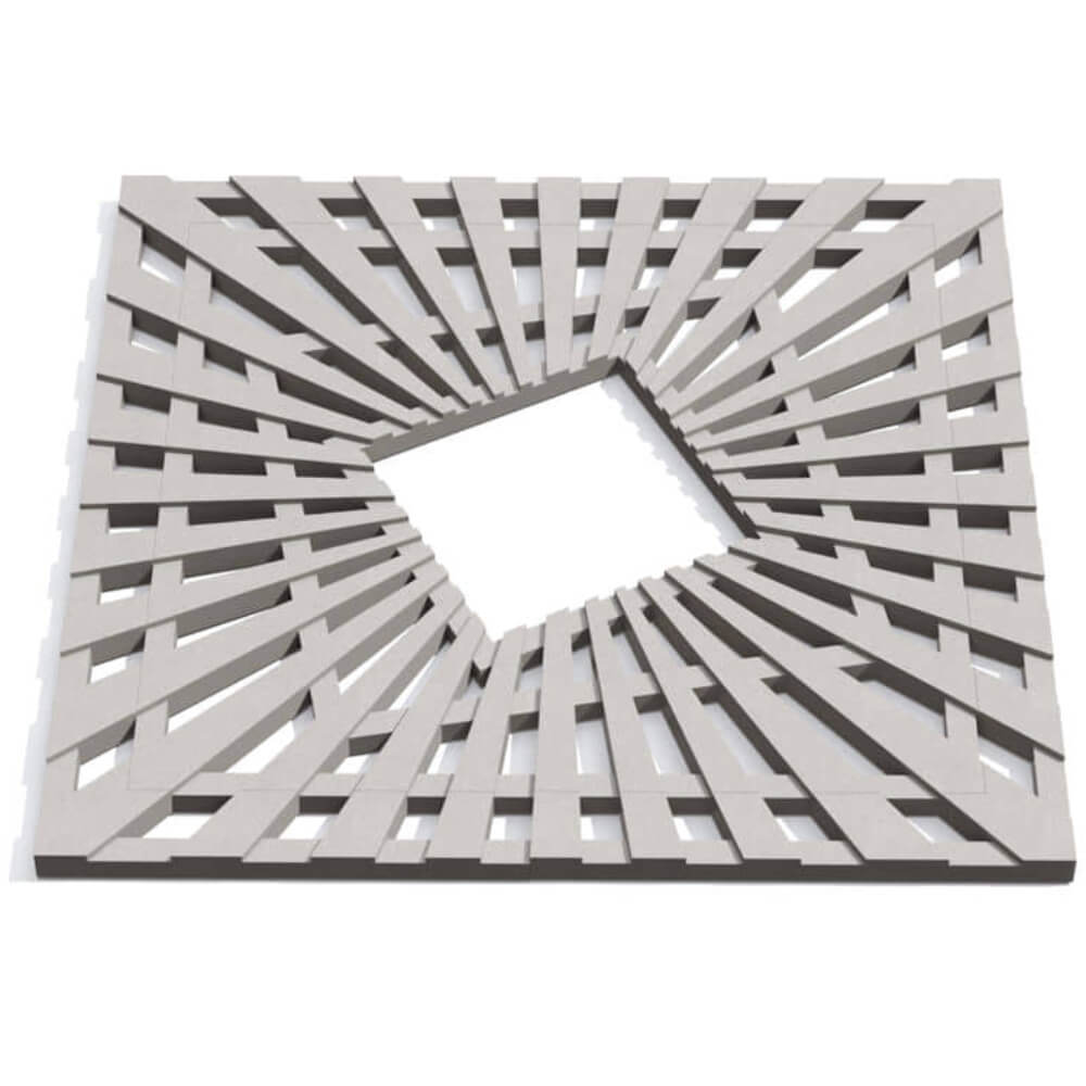 Приствольная решетка для дерева ZKING ATMOSPHERE 1.2х1.2м Бежевая Усть-Катав фото