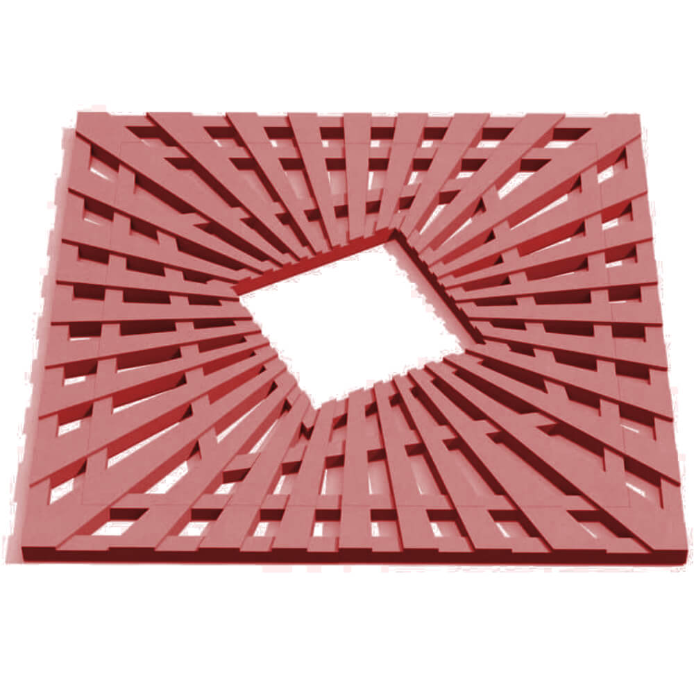 Приствольная решетка для дерева ZKING ATMOSPHERE 1.2х1.2м Красная Усть-Катав фото