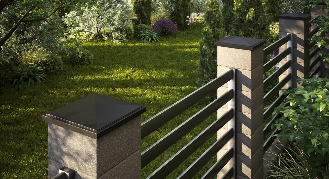 Колпак Zking БонаМоно Коричневый на столб 1.5х1.5 кирпича (385х385, 400х400мм) в Усть-Катаве фото