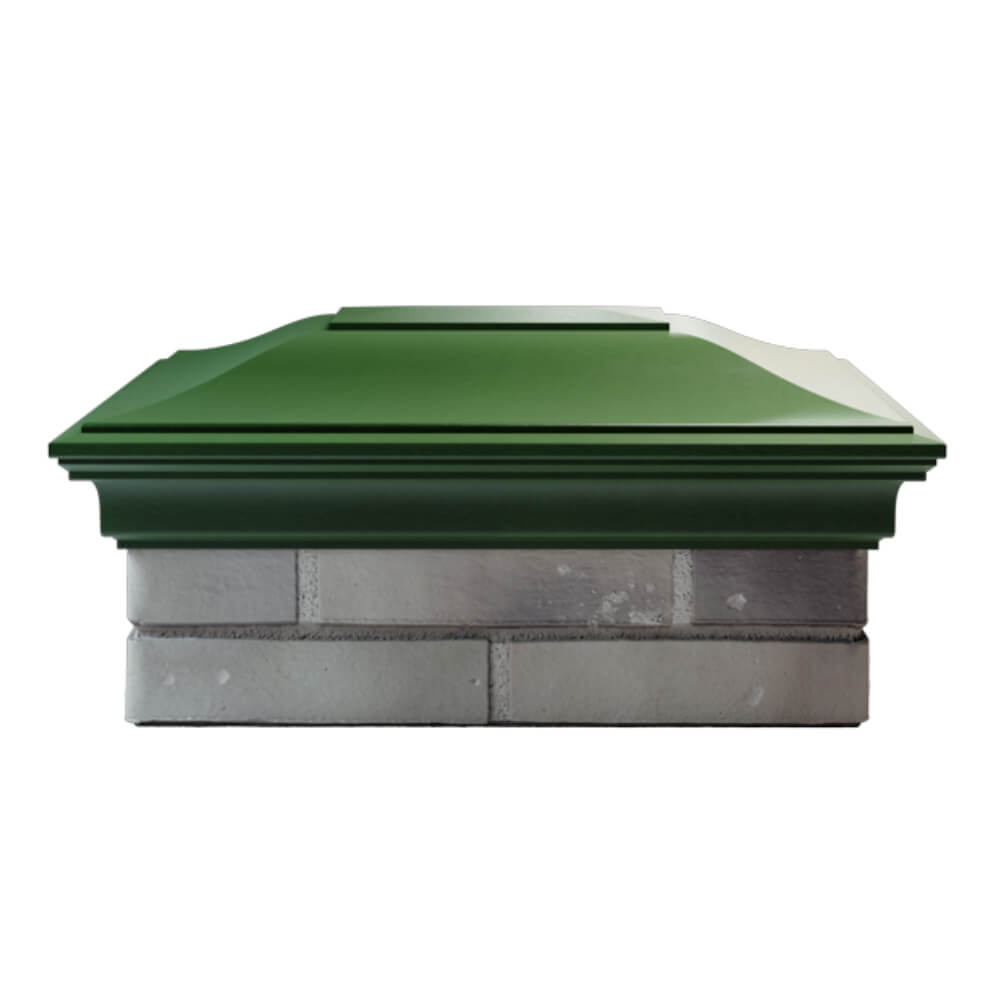 Колпак Zking Монблан Зеленый на столб 2х1.5 кирпича (515х385мм) в Усть-Катаве фото