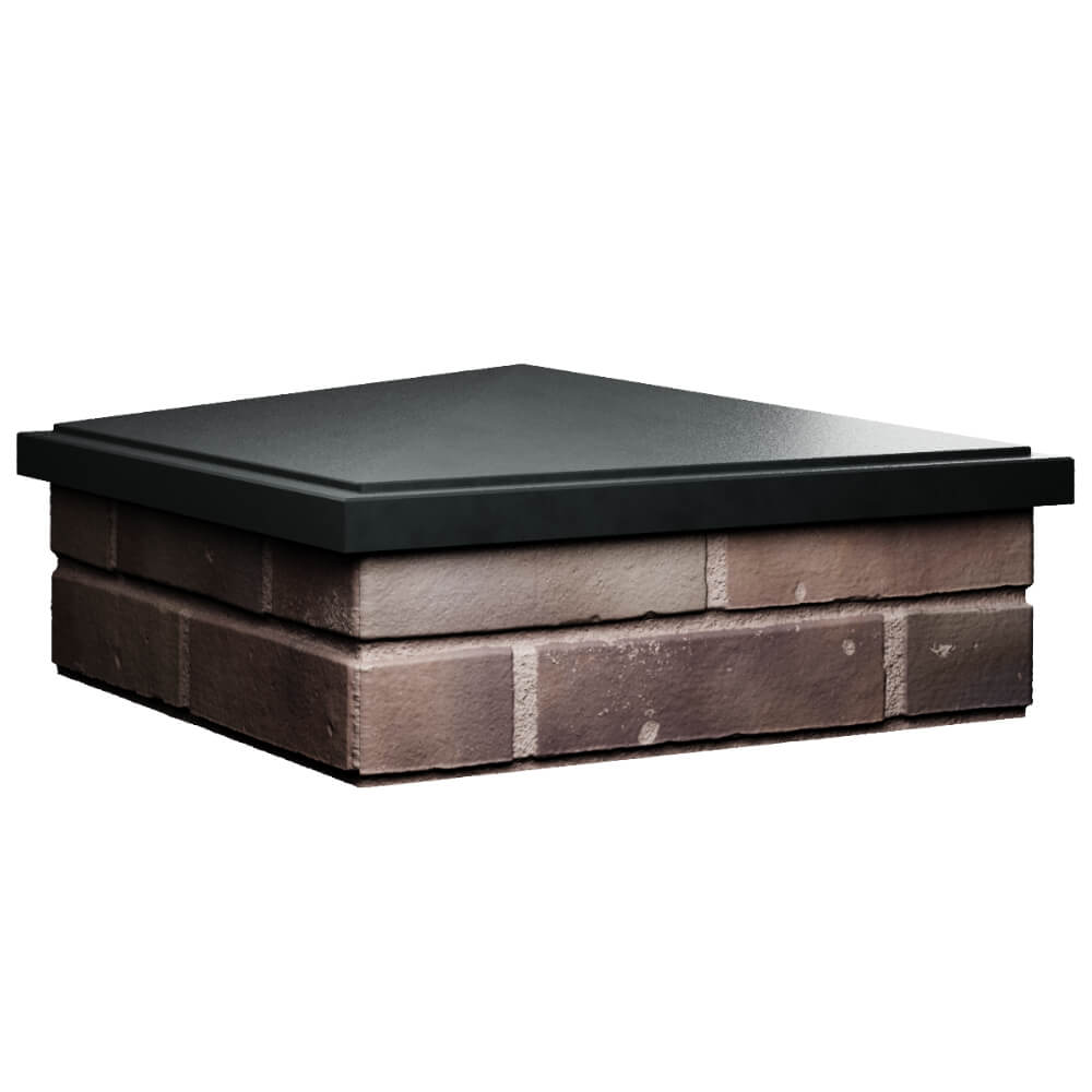 Колпак Zking БонаМоно Черный на столб 2х2 кирпича (515х515, 530х530мм) в Усть-Катаве фото