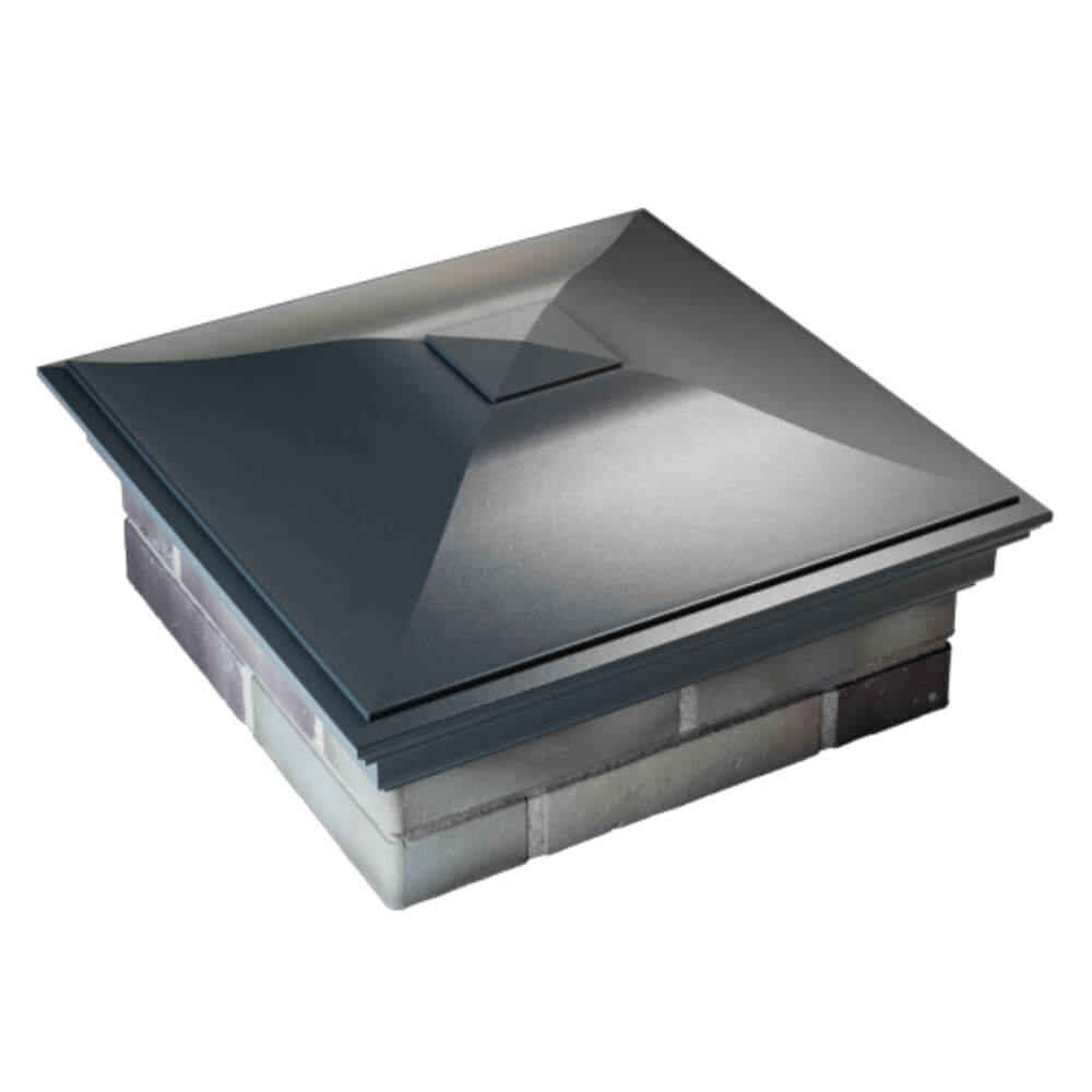 Колпак Zking Монблан Серый на столб 2х2 кирпича (515х515мм) Усть-Катав фото