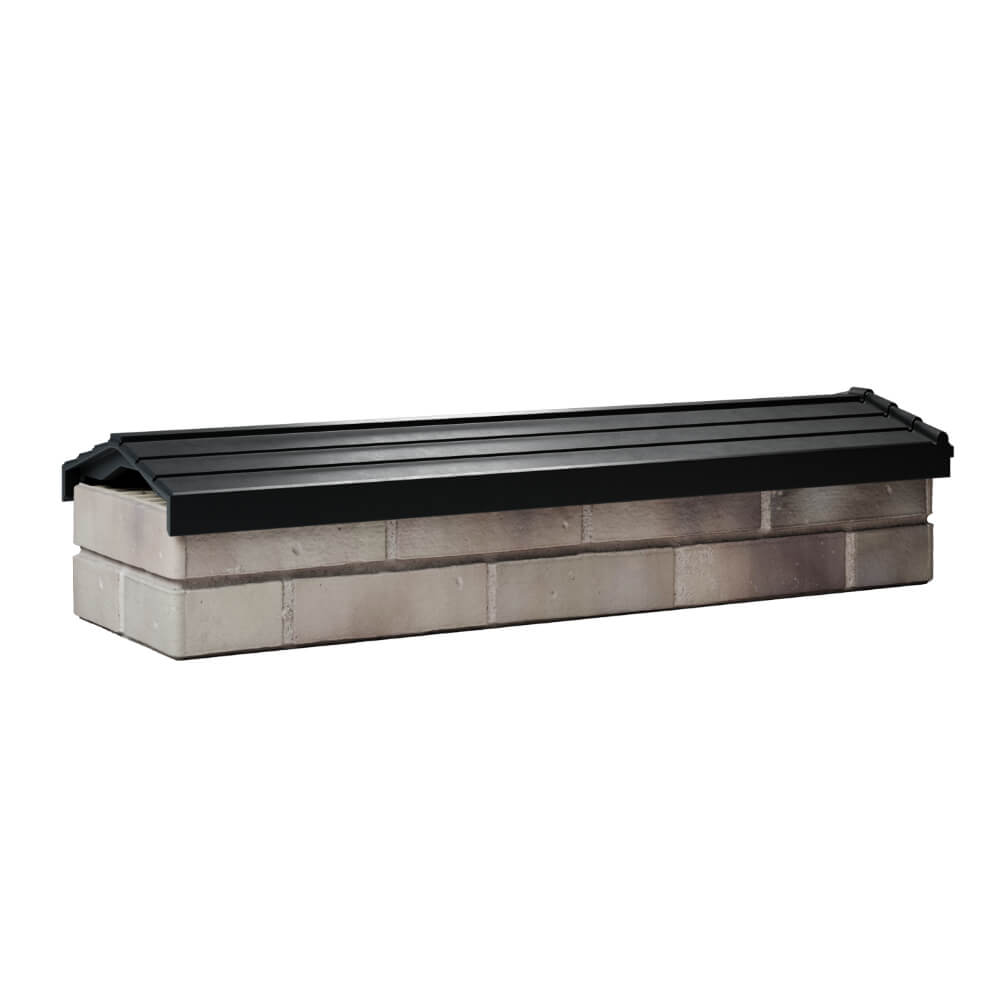 Парапет Zking Бона ХайТек Черный посадка на 0.5 кирпича (130мм) Усть-Катав фото