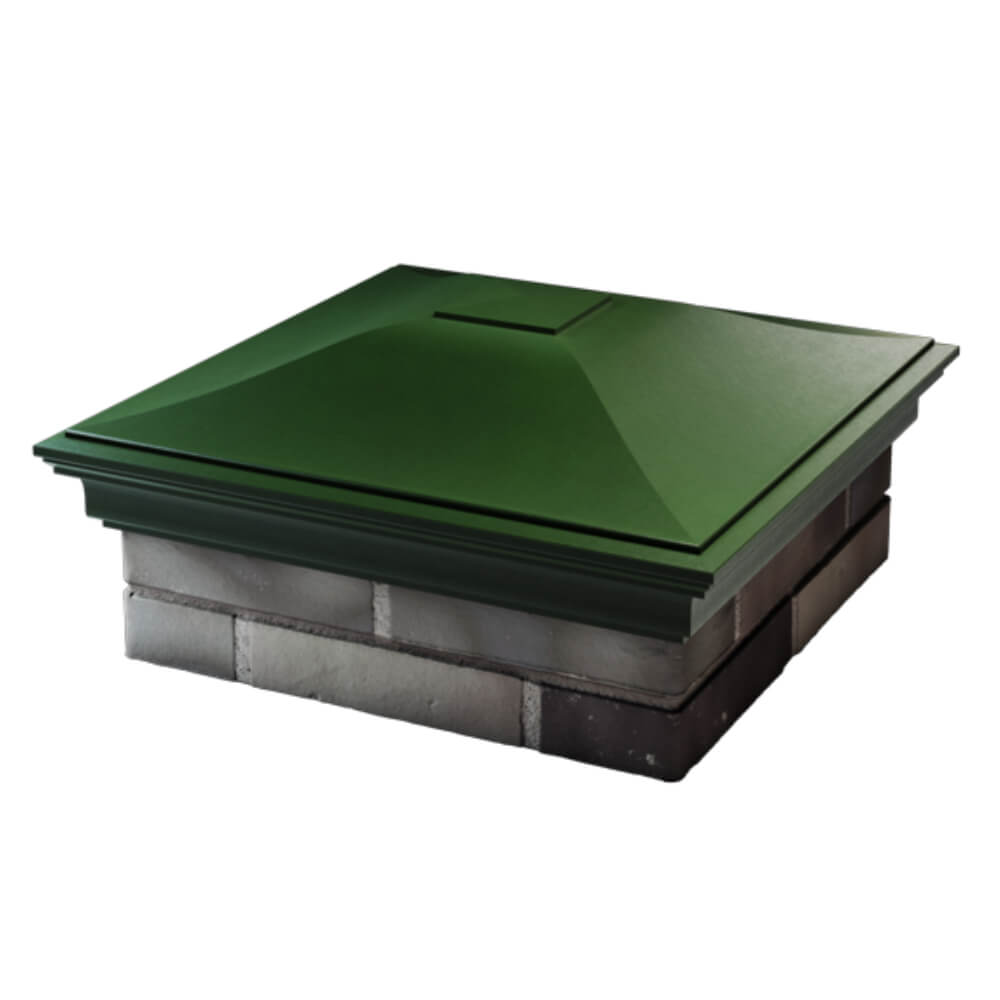 Колпак Zking Монблан Зеленый на столб 2х2 кирпича (515х515мм) в Усть-Катаве фото