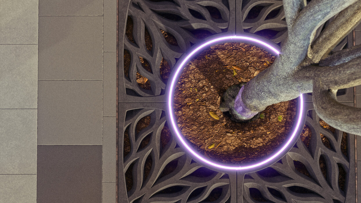 Приствольная решетка для дерева ZKING CRUST 1.2х1.2м Черная в Усть-Катаве фото