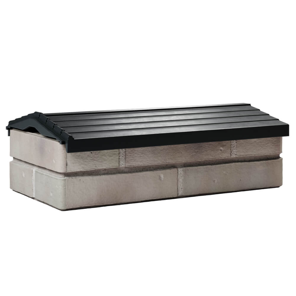 Парапет Zking Бона ХайТек Черный с посадкой на 1 кирпич (200/225/255мм) Усть-Катав фото