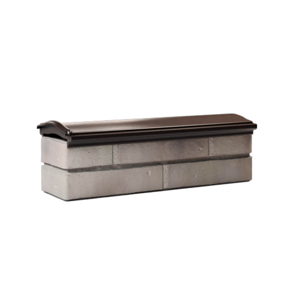 Парапет Zking Монблан Коричневый посадка на 0.5 кирпича (130мм) Усть-Катав фото