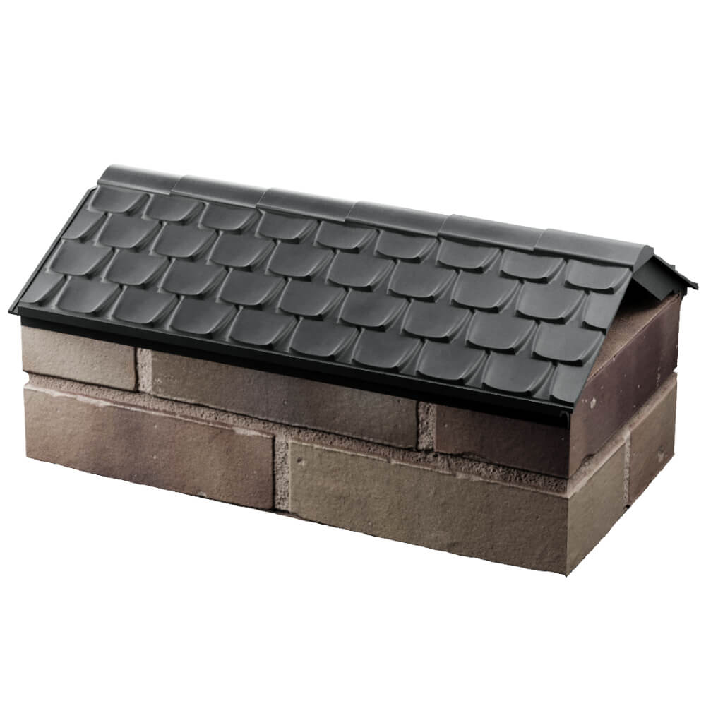 Парапет Zking Эльбрус Серый с посадкой на 1 кирпич (255мм) в Усть-Катаве фото